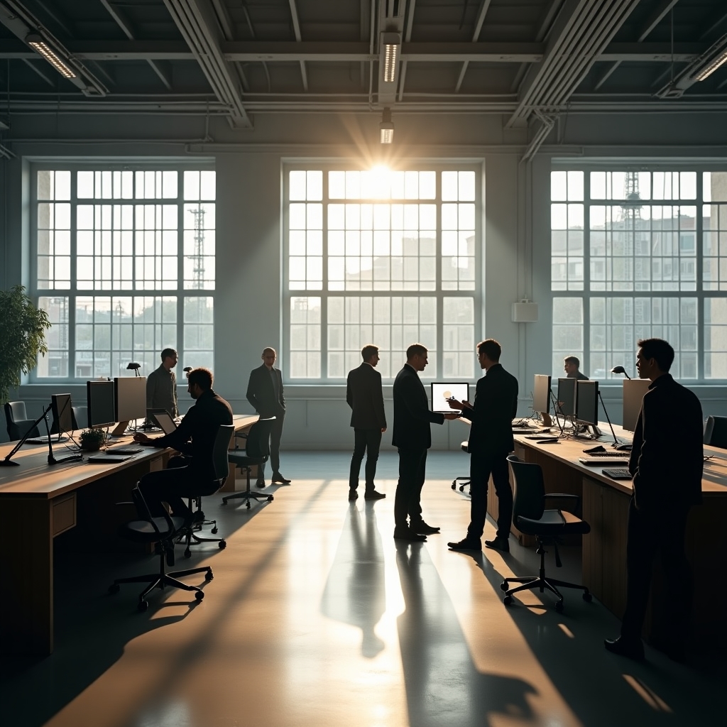 Industrieller Arbeitsplatz